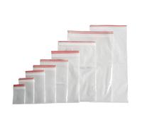 Buste richiudibili per corrispondenza, con chiusura a zip/chiusura a pressione, polisacco (40 misure a scelta), 100 pz