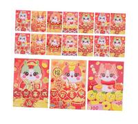 Buste rosse, 120 pezzi dell'anno del cavallo Anno cinese Hong Bao Lai Vedi con disegno di dei cartoni animati for il regalo compleanno nozze festival lunare primavera