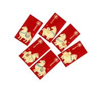 Buste rosse | 2026 Anno di Cavallo Goffratura della lamina d'oro - Buste per buste per banconote rosse tradizionali cinesi | Per Compleanno Festa di Primavera Matrimonio Fidanzamento Matrimonio Donne