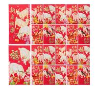 Buste Rosse 2027 Anno della Capra, Carta Decorativa per Regali | Stampa Vivida e Colori Brillanti, Confezione Pratica per Famiglie e Organizzatori, per Contanti e Card