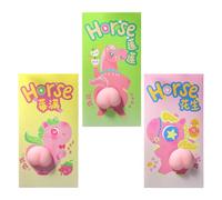 Buste Rosse Del Capodanno Cinese | 3 Pezzi Pacchetto Portafortuna Cavallo Per Denaro - Design Morbido 3D Buste Anno Lunare 2026,Per Feste, Vacanze, Celebrazioni E Compleanni Del Capodanno