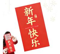 Buste Rosse Della Cina | Decorazioni Tradizionali per Feste con Caratteri Giganti in Oro | Buste Rosse Per La Festa Del Capodanno Lunare - Per Matrimonio Vacanze Feste Forniture Celebrazioni Famiglia