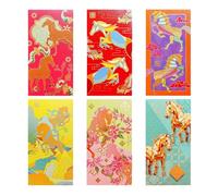 Buste Rosse Per Denaro - 6 Pezzi Design Cavallo Busta | 2026 Buste Per Capodanno Cinese Con Modelli Di Taglio Carta | Per Ragazzi, Ragazze, Famiglia, Amici, Compleanno, Capodanno Lunare