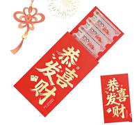 Buste Rosse per Denaro,Portasoldi Tradizionale Di Dimensioni 35x20 cm | Pacchetti per il Capodanno Cinese,Per La Festa Di Primavera, Riunioni, Famiglia, Bambini, Adulti E Dipendenti