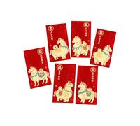 Buste Rosse Per L Argento 2026 Anno del Cavallo Embossing in Foglio | Tasche di Busta Rosso Argento Cinese Tradizionale Per Compleanno Matrimonio Fidanzamento Cerimonia Donne