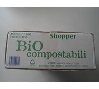 BUSTE SHOPPER BIODEGRADABILI E COMPOSTABILI MISURA MEDIE N° 500-
