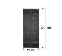Buste spazzatura 90x120 ambra nero sacchi per immondizia resistenti rifiuti 80m