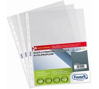 Buste Trasparenti A4, 100 Pezzi, Lucide, Formato Interno 22 X 30 Cm