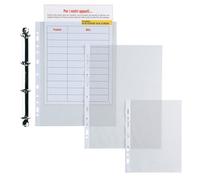 Buste trasparenti forate Sei Rota 50 Pz. 22X30-60 leggere
