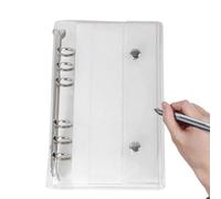 Buste trasparenti formato A6/A7, 6 anelli, in PVC, per documenti, foto, biglietti, scuola, ufficio, bambini, diario, scrapbook