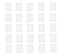 Buste trasparenti per carte di indicizzazione in PVC con forte supporto adesivo, 20 tasche per etichette, impermeabili, tasche adesive in PVC per documenti