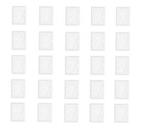 Buste trasparenti per carte di indicizzazione in PVC con forte supporto adesivo, 20 tasche per etichette, impermeabili, tasche adesive in PVC per documenti