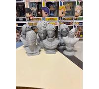 BUSTI ANIME MANGA STAMPATI IN 3D EFFETTO MARMO 15 CM- BUSTI SU COMMISSIONE