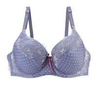Bustier Con Coppe Tracolla Regolabile Grandi Dimensioni Reggiseno Da Stiro T Shirt Pack, Viola chiaro, 90B