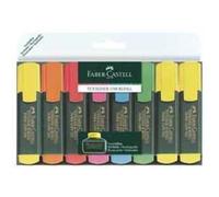 Faber-Castell 154862 Evidenziatore Textliner, (Pacco da 8) & Amazon Basics Matit