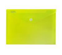 Bustina con bottone A5 Opaline verde lime