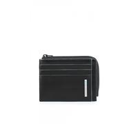 Bustina piatta porta documenti con zip per monete Piquadro B2 nera - Tabella Colori: Nero