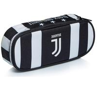 BUSTINA OVALE PORTA MATITE JUVENTUS BEST MATCH BIANCO E NERO CON ELASTICI ACCESS
