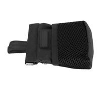 Bustina per snack per cani in Oxford resistente con clip in vita, nero