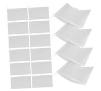 Bustina Porta Trucco da Viaggio in Materiale Pe Resistente allo Strappo e Lavabile, Grande Capacità con Chiusura a Zip, Confezione da 20 Pezzi per Matite e Forbici