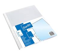 Bustine A4 Bantex opache, in pellicola di polipropilene 40 µ, 100 pezzi, grana