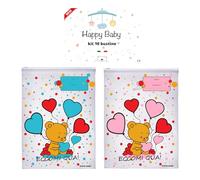 Bustine Corredino Neonato Ospedale 10 Pezzi Sacchetti per Borsa Parto Mamma e Cambio Asilo Buste Corredo Trasparenti Antipolvere per Neonati Made in Italy (rosa)