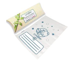 Bustine Corredino Ospedale Lovabear Baby Blu 6 pz.