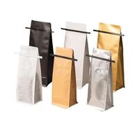 Bustine di caffè con valvola 20 pezzi di chicchi di imballaggio in foglio di alluminio termosaldante for buste di conservazione di noci di tè in polvere alimentare