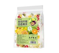 Bustine di tè al frutto della passione e mandarino verde 200 g (10 g*20 bustine) Tè freddo alla frutta pura, confezionato singolarmente(3pcs)