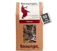 Bustine di tè Chai Teapigs realizzate con foglie intere (1 confezione da 50 bustine di tè)