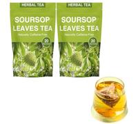 Bustine Di Tè Naturale All'ananas - Infusione Giornaliera Di Erbe, 20 Conteggi, 1,5 G Ciascuna(2pcs)