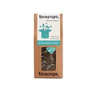 Bustine di tè per la colazione all'inglese Decaf con foglie intere (1 confezione da 15 bustine di tè del tempio) Abraca-decaf!