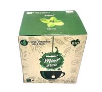 Bustine di tè / tisane alla menta biologica (1 scatola 15 bustine di tè - 8 s...