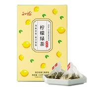 Bustine di Tè Verde Al Limone, 22 Cinturini Triangolari Individuali, Tè Dal Corpo Leggero con Un Gusto Rinfrescante e Un Leggero Sapore di Limone, Tè Ai Fiori da 110 G/3, 9 Once Buono