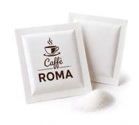 Bustine di Zucchero Personalizzate Miste 5×5 cm - 15 kg Bianco e 15 kg di Canna - 7.500 Bustine da 4 g - Stampa Fronte e Retro con Logo