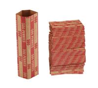 Bustine per monete da 1 centesimo, protezioni in plastica per monete, rotoli piatti per monete da 1 centesimo, confezione da 100 pezzi