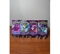Bustine Pokemon Spada e Scudo - Colpo Fusione - Artset 4 Pacchetti ITA SIGILLATI