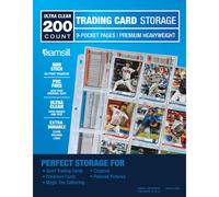 Bustine protettive per carte da gioco Samsill, confezione da 200, ultra trasparenti e resistenti, con saldature pulite. Si adattano a raccoglitor