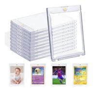 Bustine Trasparenti Carte, Porta Carte Magnetico, Buste Proteggi Carte, Proteggi Carte per Carte Magic, MTG, Sport, Baseball per Carte da Collezione, Dimensioni Standard, Trasparenti (10pc)
