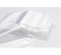 Bustine trasparenti con zip, confezione da 100, spessore 50 micron, misure a scelta (220mm x 280mm)