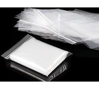 Bustine trasparenti piccole 20 * 15cm Sacchetti Grandi plastica richiudibili 100 pezzi Bustine chiusura ermetica Medio polietilene con zip