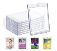 Bustine Trasparenti Porta Carte Magnetico, Buste Proteggi per Magic, MTG, Sport, Baseball, Collezione - Dimensioni Standard (8pc)