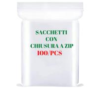 Bustine trasparenti richiudibili | buste trasparenti con chiusura | sacchetti plastica richiudibili | sacchetti con chiusura zip resistenti con chiusura a zip piccoli per alimenti imballaggi 8x12