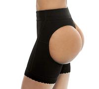 Bustini da allenamento da donna per allenamento dimagrante shapewear pantaloni modellante corsetto sottile sollevatore di culo shapeware scolpire il corpo taglio a V addominale, Nero , M