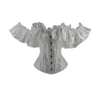 Bustino Corsetto Donna Corsetti Top Gotico Elastico Cuore Stringivita Modellante Push Up Nero Lace Stretto Gilet Shapewear