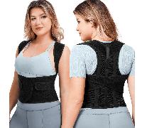 Busto correttivo per la postura per donne e uomini, raddrizzatore di spalle, supporto regolabile per la schiena intera, sollievo dal dolore alla parte superiore e inferiore della schiena - Scoliosi, g