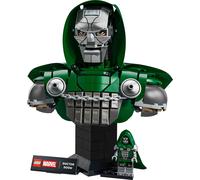 LEGO | Marvel Busto del Dottor Destino - Kit di Modellismo per Adulti da Esposizione con Minifigure da Collezione e Targhetta - Decorazione Camera da Letto Fai da Te - Regalo per Fan del Film - 76345