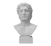 Busto di Alessandro Magno - Statua del re macedone in gesso duro, 30 cm, realizzata a mano in Grecia