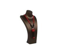 Busto Maniquí Para JoyeríA Espositore for gioielli con manichino in PU, espositore for collana, ciondolo, catena, bracciale, espositore for gioielli(COFFEE,7 * 32cm)