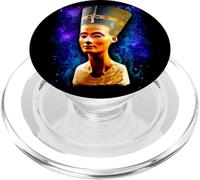 Busto statua egiziana della regina Nefert PopSockets PopGrip per MagSafe